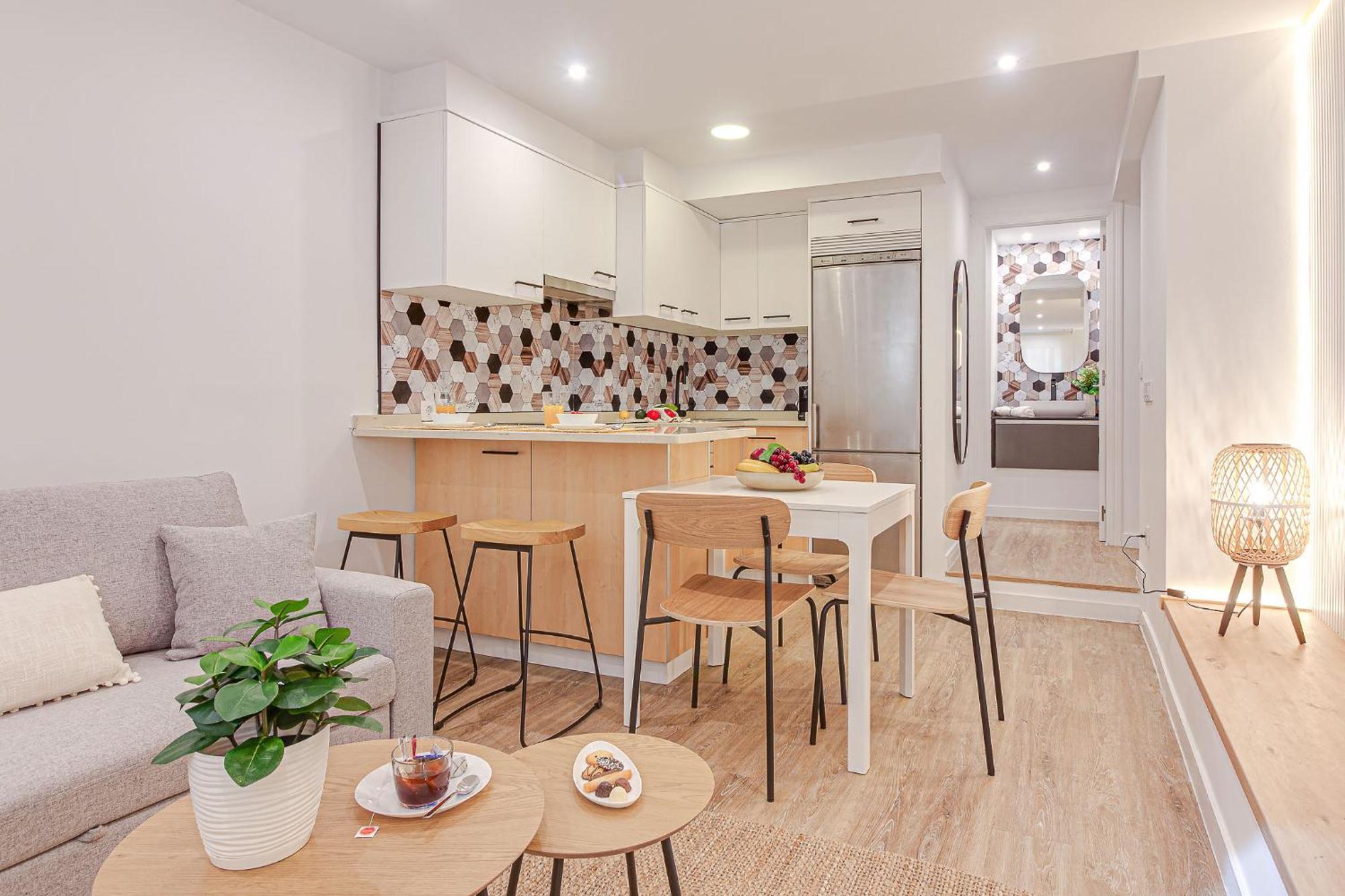 Diseno A Coruna Con Garaje Gratis By Theblueapartments Com Kültér fotó