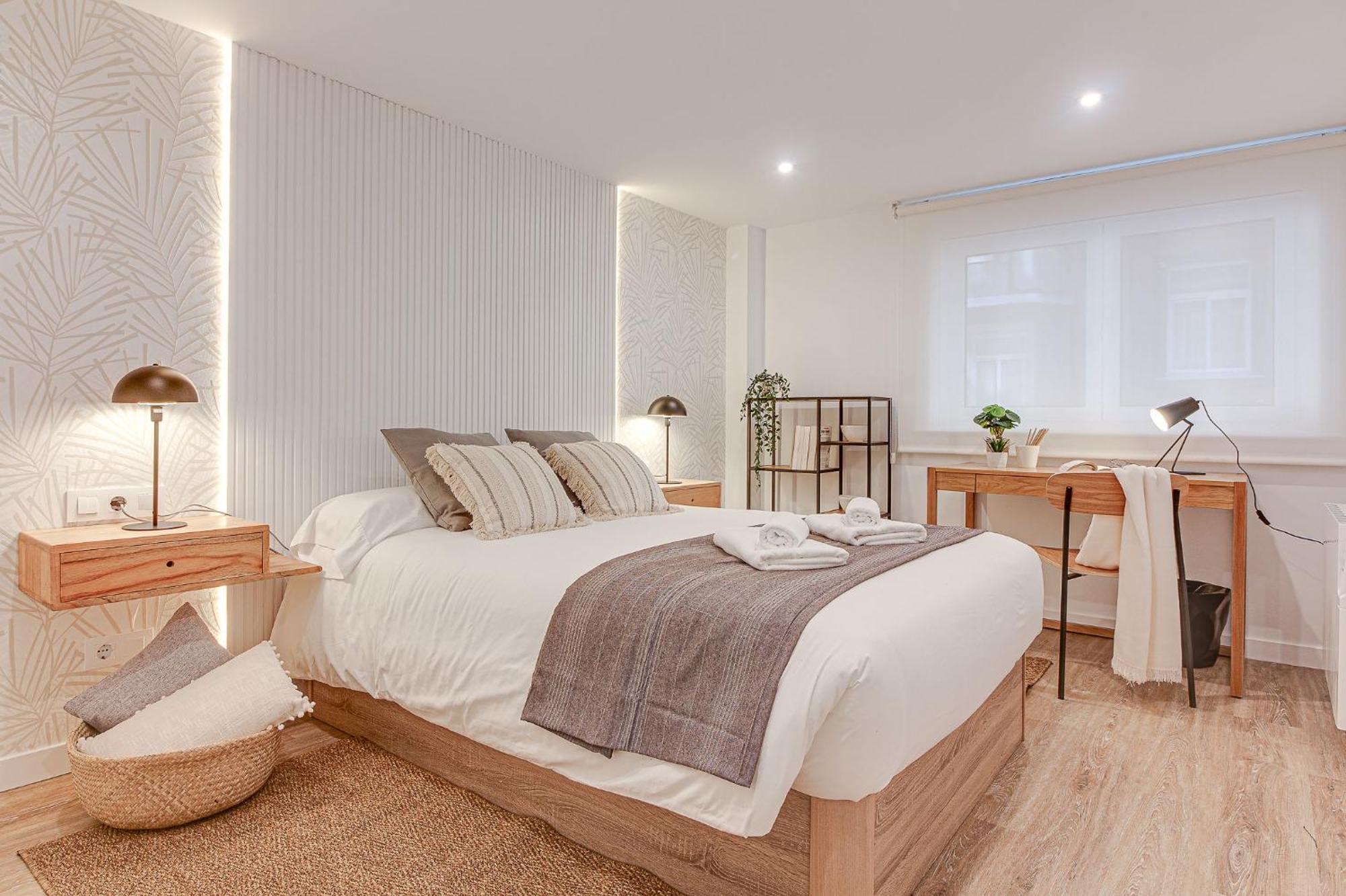 Diseno A Coruna Con Garaje Gratis By Theblueapartments Com Kültér fotó